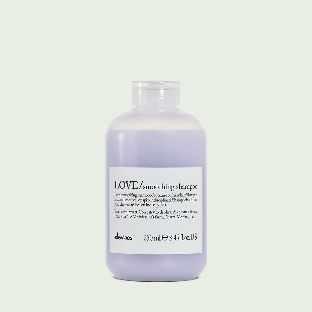 Davines LOVE smoothing shampoo, 250 ml bottle